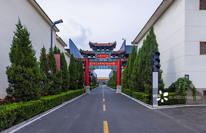 山东省聊城市阳谷县景阳冈酒文化旅游景区景观图片素材