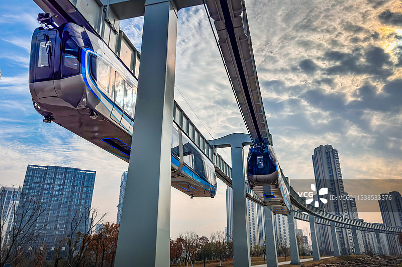 武汉光谷空轨图片素材