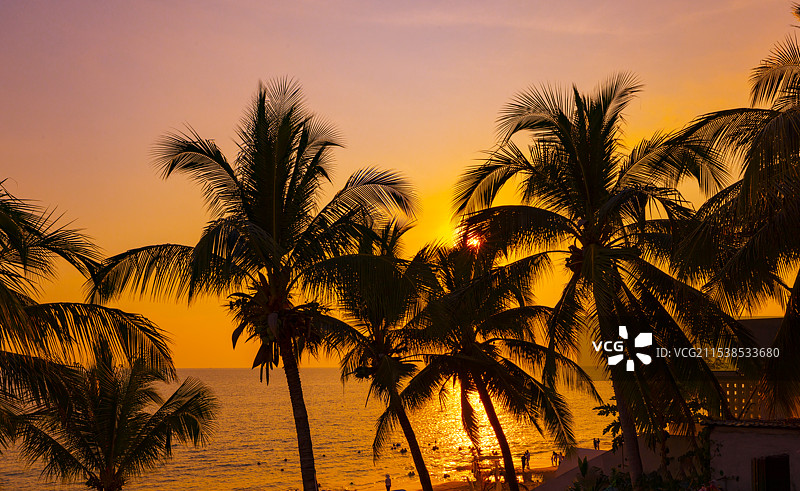 三亚湾图片素材