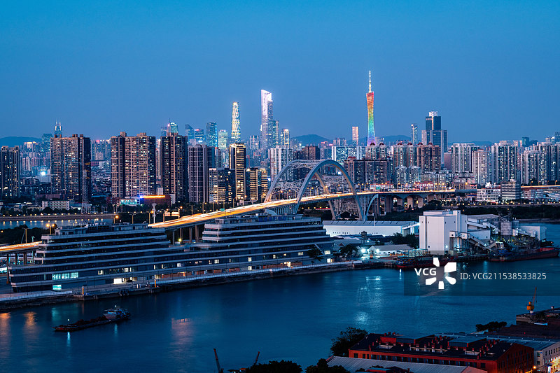 广州丫髻沙大桥图片素材