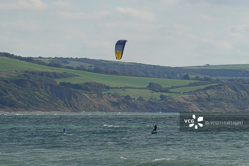 英国海边小镇图片素材