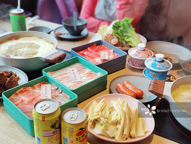 香港山见台式火锅图片素材