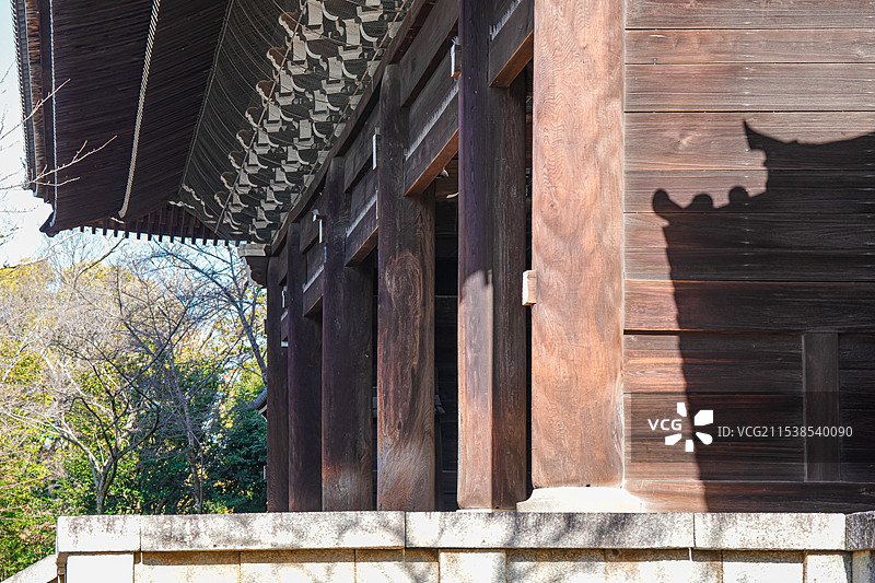 日本京都 知恩院 山门 古建筑图片素材