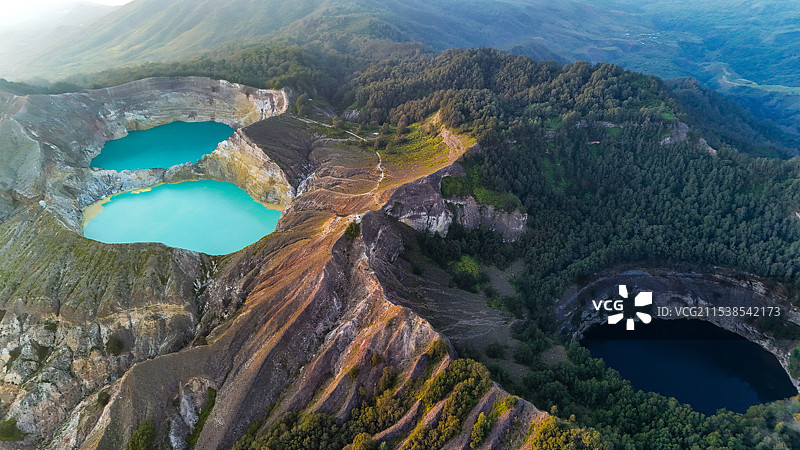 克里穆图火山图片素材