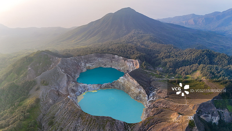 克里穆图火山图片素材