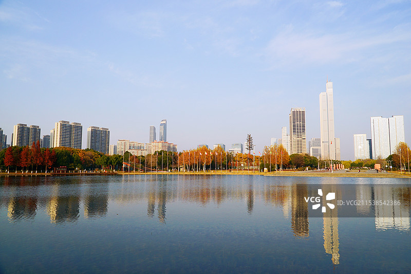 南京河西国际友谊公园图片素材
