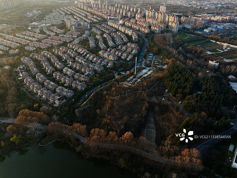 郑州洞林湖国际旅游度假区全景图片素材