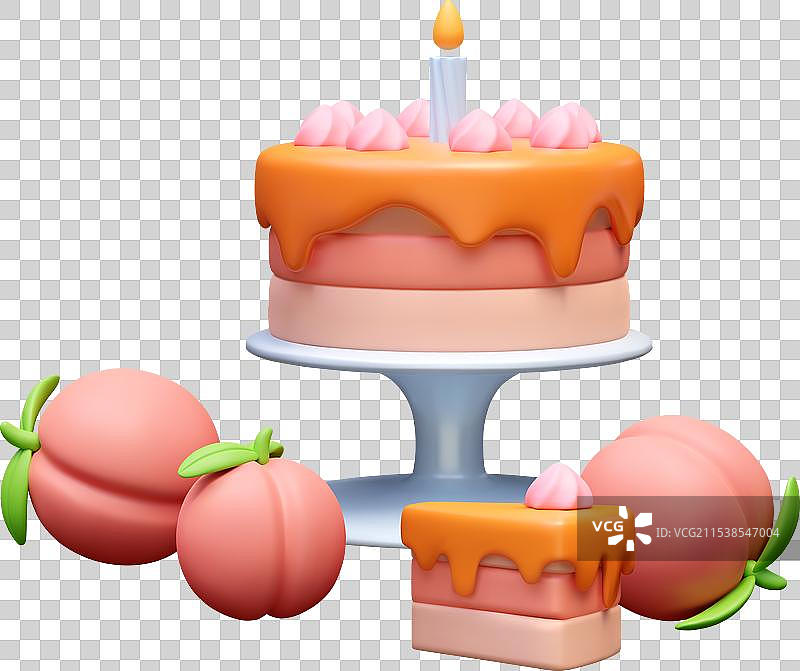 多层蛋糕放在支架上，点燃的蜡烛图片素材