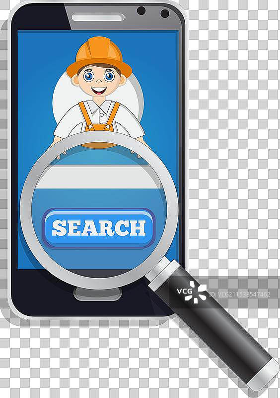 在手机上寻找工作图片素材