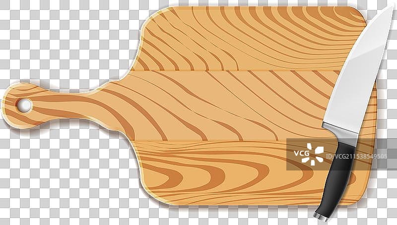 切菜板和刀图片素材