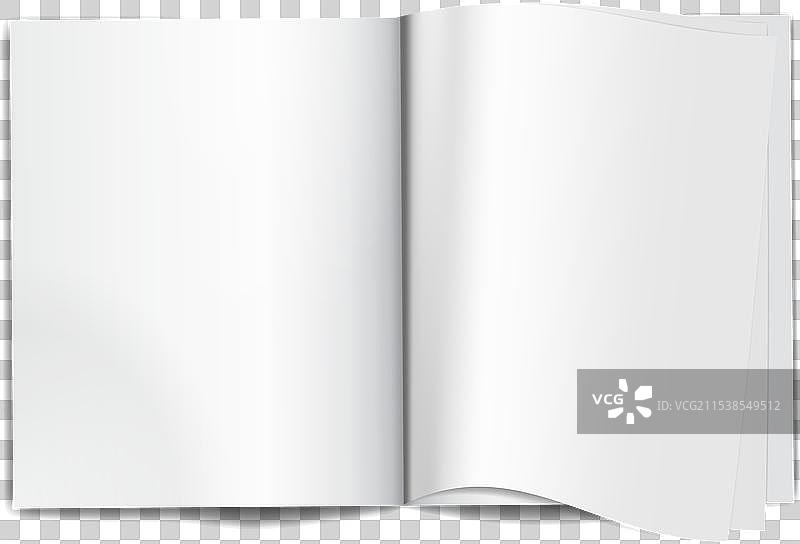 杂志空白页图片素材