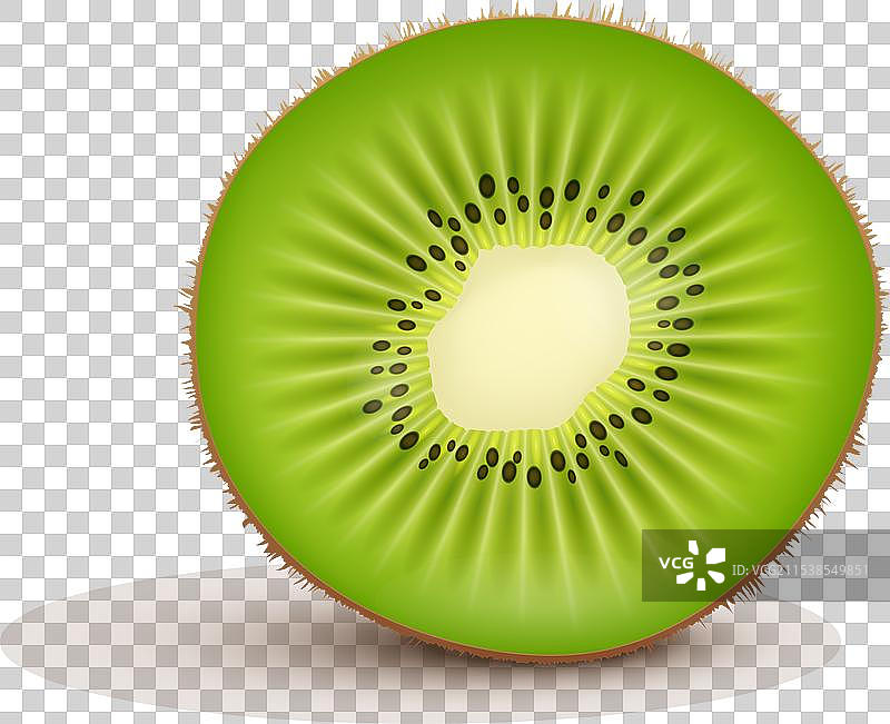 新鲜的猕猴桃果片图片素材