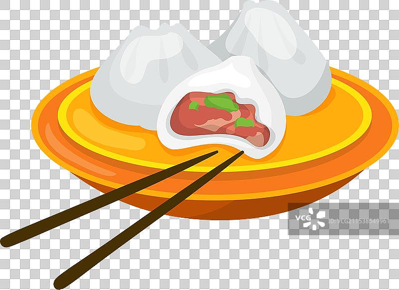 亚洲饺子的描述图片素材