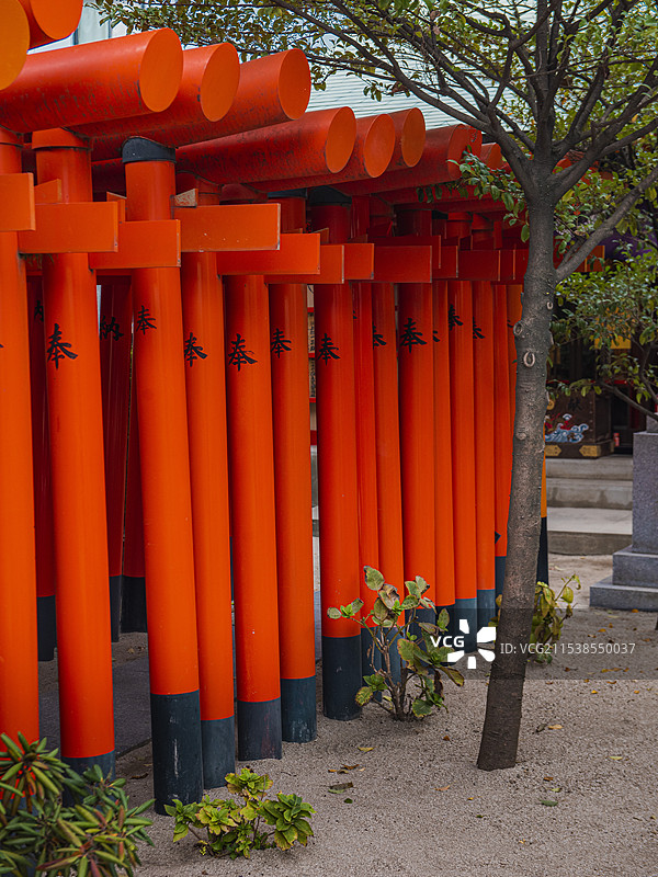 日本福冈栉田神社图片素材