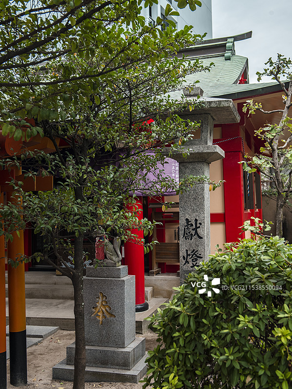 日本福冈栉田神社图片素材