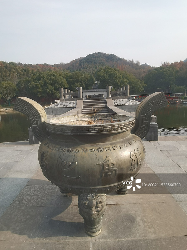 绍兴大禹陵大禹祭坛图片素材