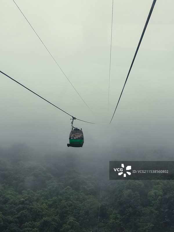 罗浮山缆车图片素材
