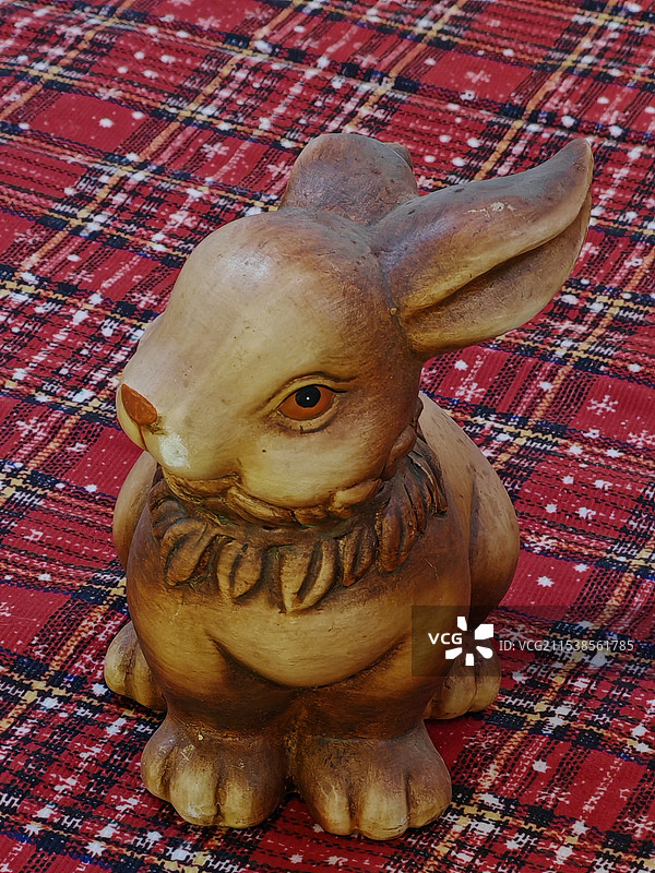 兔子摆件图片素材