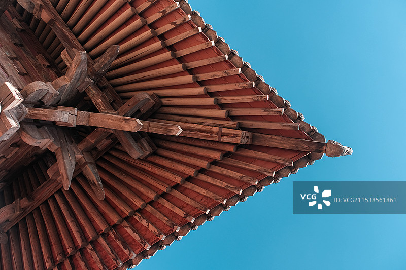 延庆寺屋檐图片素材