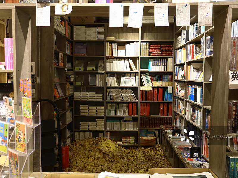 杭州乌托邦书店一角图片素材