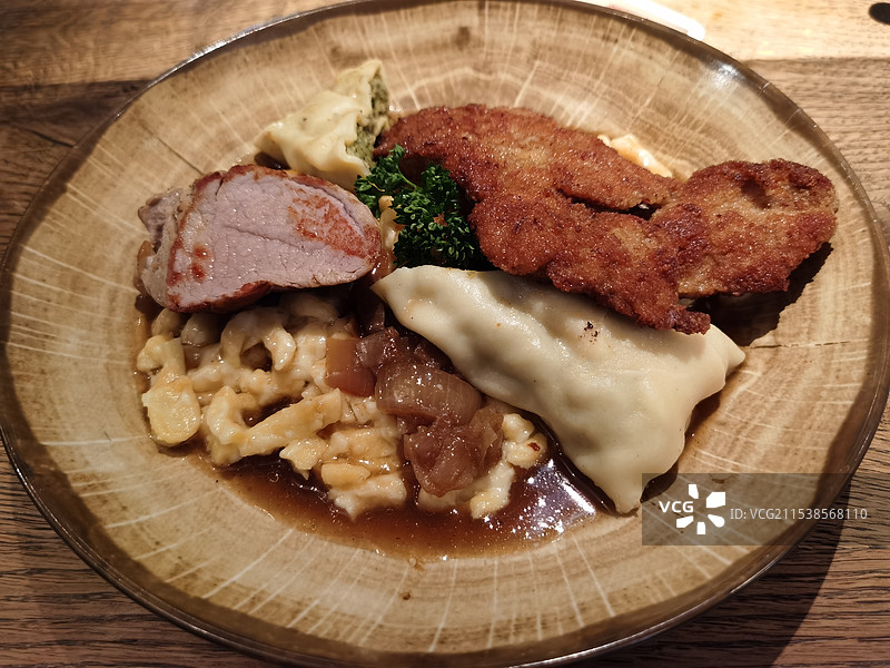 德国斯图加特的德国菜图片素材