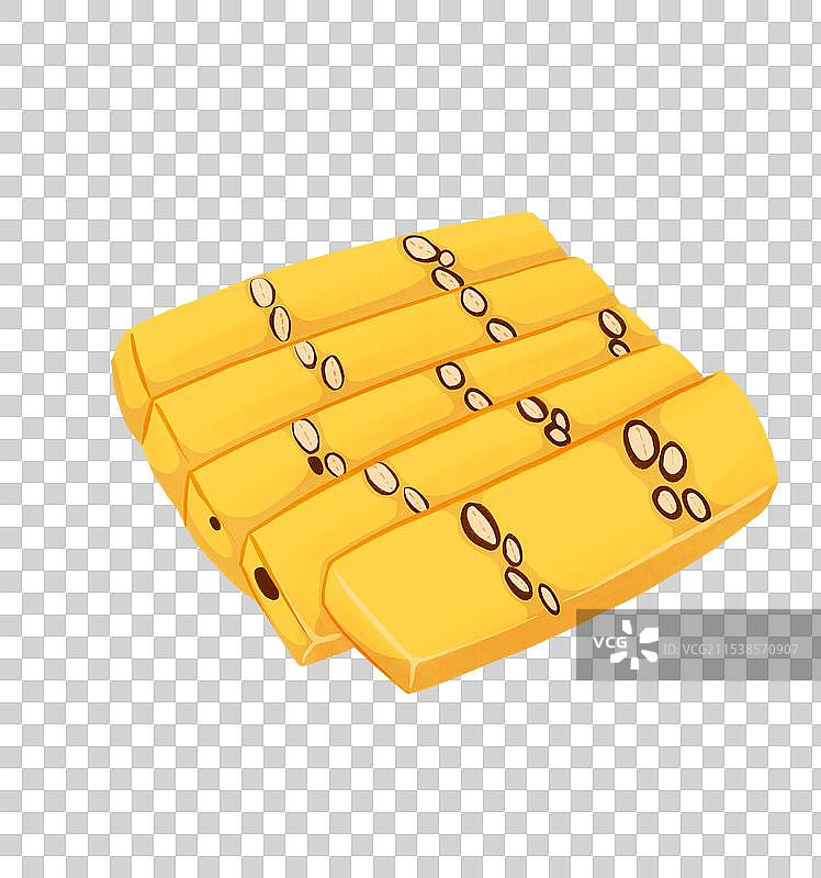 金黄色东北黏糕图片素材