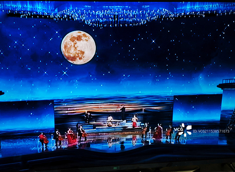 热烈庆贺澳门回归祖国二十五周年大型文艺晚会～抓拍于电视屏幕图片素材