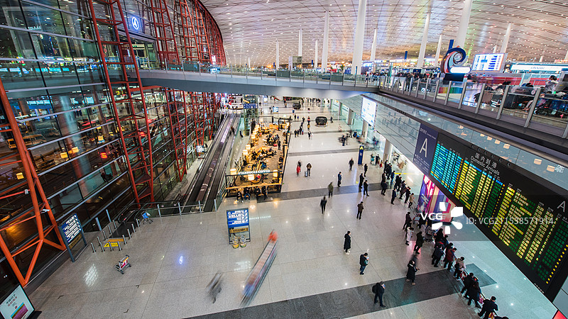 北京首都国际机场图片素材