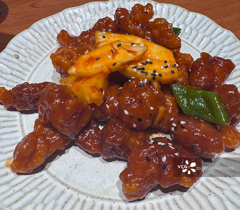 菠萝咕咾肉图片素材