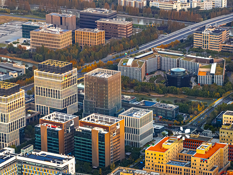 张江高科海趣园 张江人工智能岛 上海浦东高科技产业园 张江科学城图片素材
