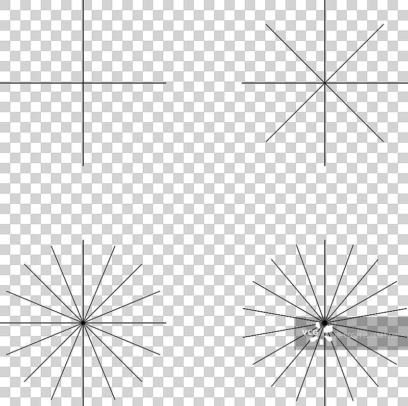 辐射线汇聚的爆炸图标图片素材
