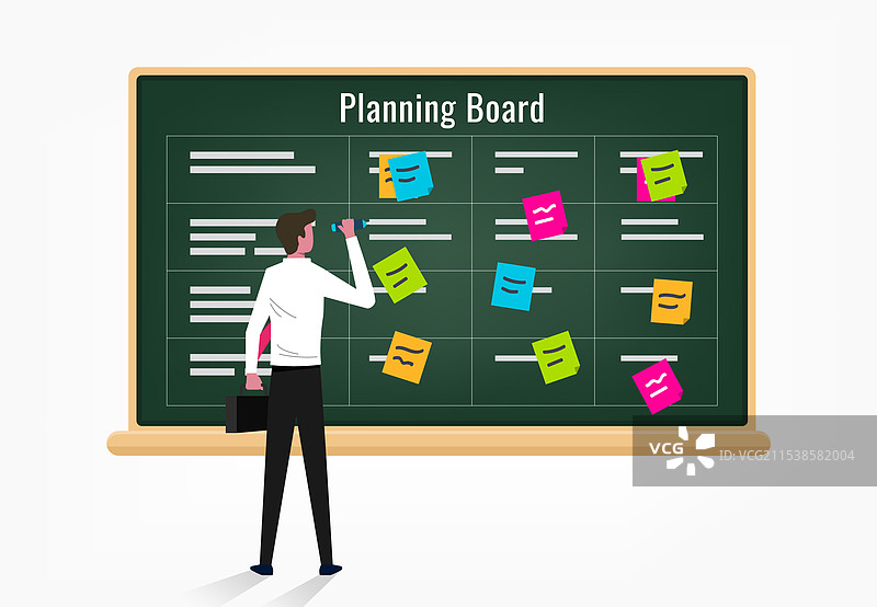 创意商人整理想法和图片素材