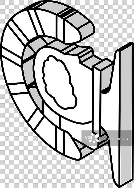 立体定向放射外科等距图标图片素材