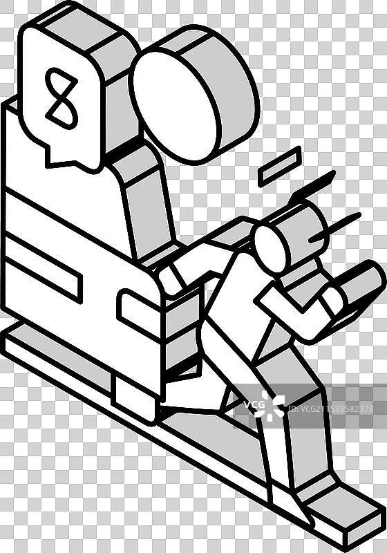 交通费用逃避等距图标图片素材