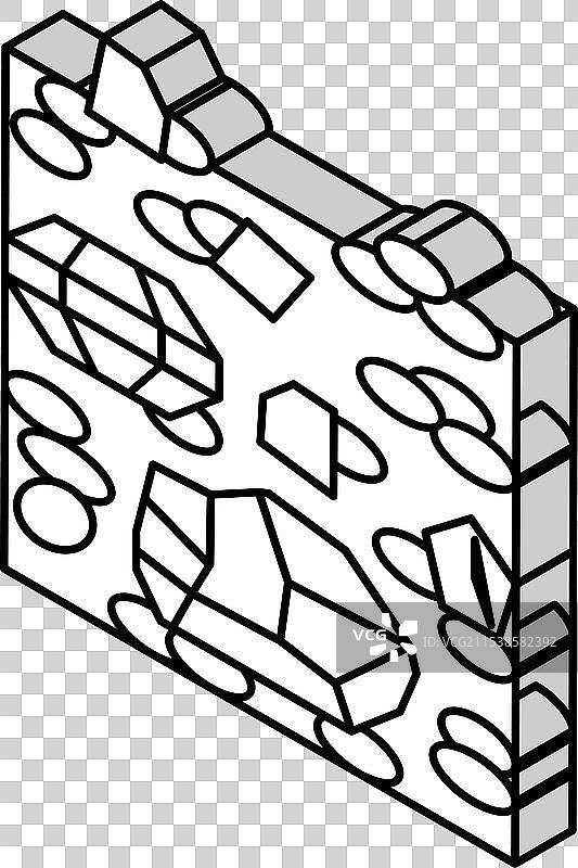 宝石等距图标图片素材