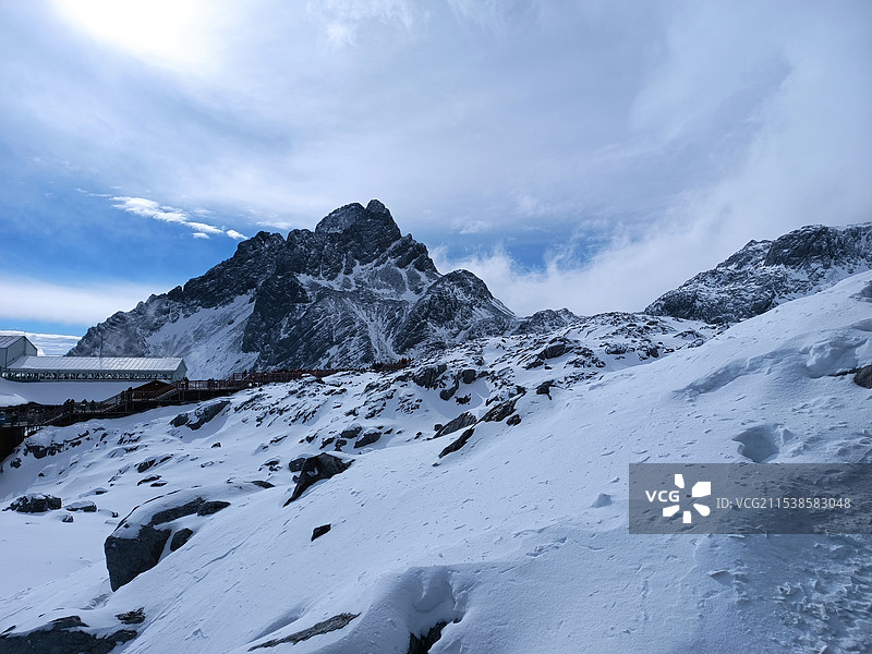 云南丽江玉龙雪山图片素材