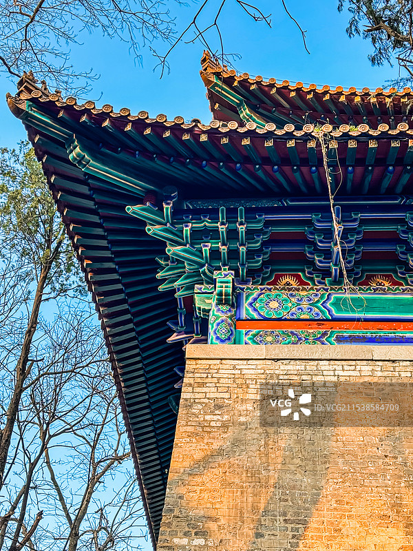 南京 明孝陵 四方城 古建筑 钟山风景区图片素材