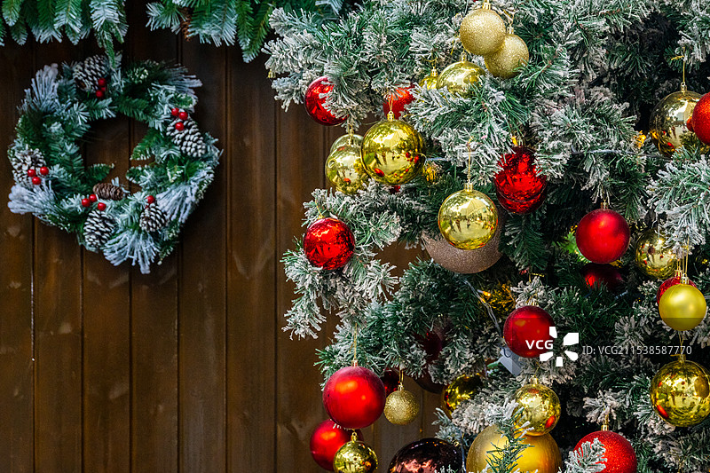 杭州嘉里中心 圣诞节节日氛围浓厚图片素材