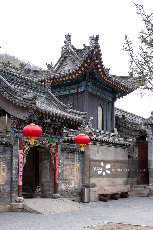 五台山 普化寺 钟楼图片素材