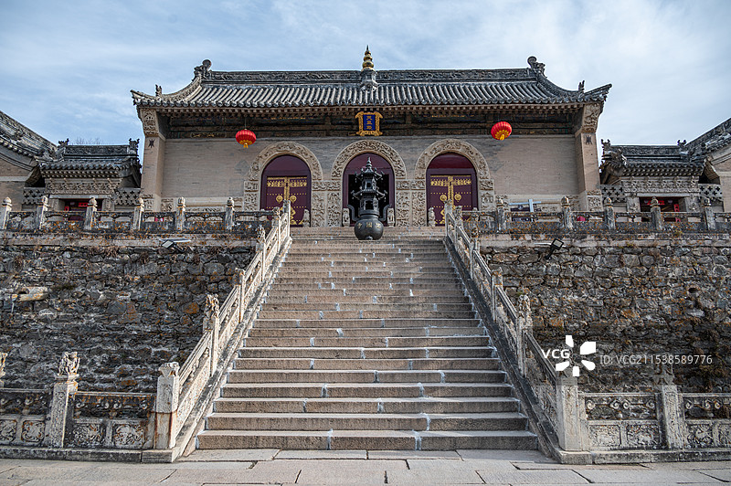 五台山佑国寺天王殿图片素材