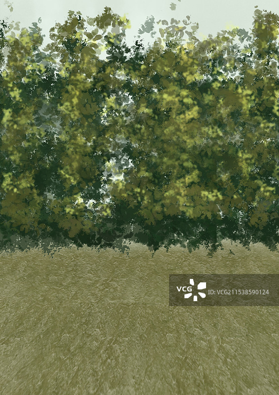 自然户外庭院公园绿色植物树叶草丛地面墙图片素材