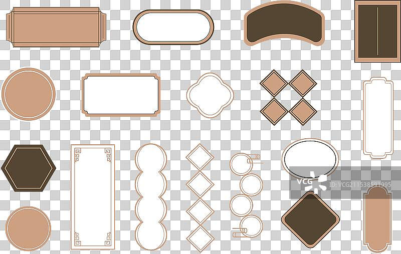 中国传统图纹边框 免扣素材图片素材