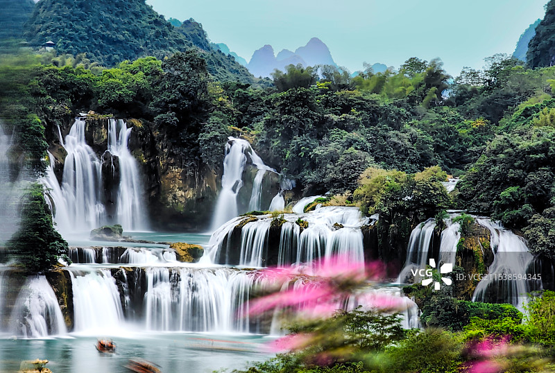 德天大瀑布图片素材