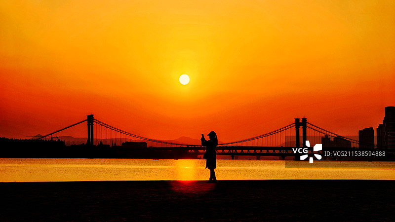 美的剪影图片素材