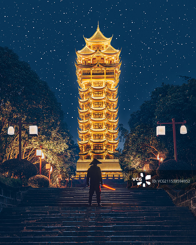 九天楼图片素材