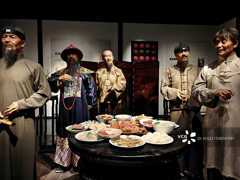 成都博物馆六展馆之民俗馆展品图片素材