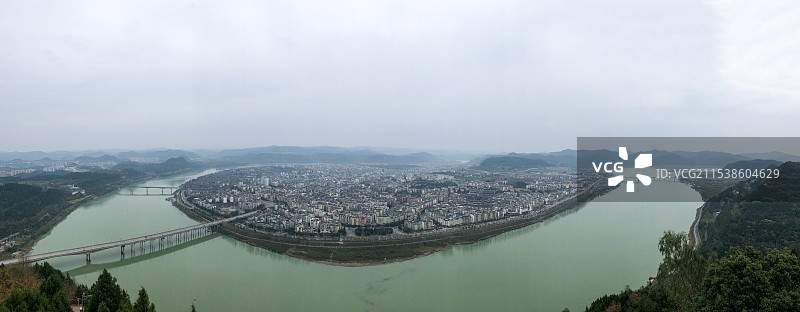 四川南充阆中大像山摩崖造像图片素材