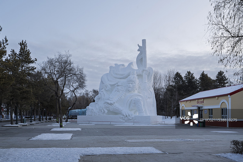 37届太阳岛雪博会·悟空归来图片素材