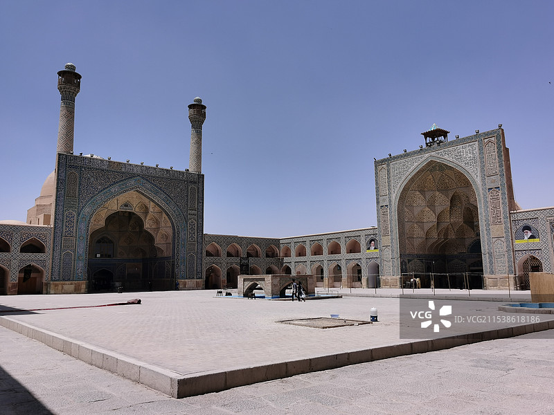伊朗伊斯法罕星期五清真寺图片素材