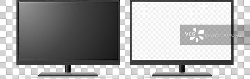 3D 真实现代电视屏幕 极简风格图片素材